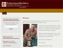 Tablet Screenshot of endowmentbuilders.org